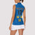 Custom Sweden Ice Hokey Go Champions Women Sleeveless Polo Shirt Blue Style