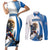 Custom Finland Ice Hockey Go Champions Couples Matching Short Sleeve Bodycon Dress and Long Sleeve Button Shirt Suomi Leijonat Sporty Style