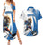 Custom Finland Ice Hockey Go Champions Couples Matching Summer Maxi Dress and Hawaiian Shirt Suomi Leijonat Sporty Style