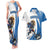 Custom Finland Ice Hockey Go Champions Couples Matching Tank Maxi Dress and Hawaiian Shirt Suomi Leijonat Sporty Style