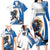 Custom Finland Ice Hockey Go Champions Family Matching Long Sleeve Bodycon Dress and Hawaiian Shirt Suomi Leijonat Sporty Style