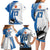 Custom Finland Ice Hockey Go Champions Family Matching Long Sleeve Bodycon Dress and Hawaiian Shirt Suomi Leijonat Sporty Style