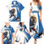 Custom Finland Ice Hockey Go Champions Family Matching Summer Maxi Dress and Hawaiian Shirt Suomi Leijonat Sporty Style