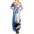 Custom Finland Ice Hockey Go Champions Family Matching Summer Maxi Dress and Hawaiian Shirt Suomi Leijonat Sporty Style