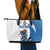 Custom Finland Ice Hockey Go Champions Leather Tote Bag Suomi Leijonat Sporty Style