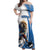 Custom Finland Ice Hockey Go Champions Off Shoulder Maxi Dress Suomi Leijonat Sporty Style