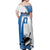 Custom Finland Ice Hockey Go Champions Off Shoulder Maxi Dress Suomi Leijonat Sporty Style