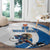 Custom Finland Ice Hockey Go Champions Round Carpet Suomi Leijonat Sporty Style