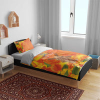 Personalized Netherlands Orange Tulip and Wildmill Bedding Set