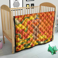 Personalized Netherlands Orange Tulip and Wildmill Quilt