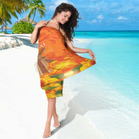 Personalized Netherlands Orange Tulip and Wildmill Sarong