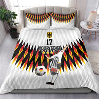 Custom Germany Football Bedding Set Sporty Style