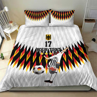 Custom Germany Football Bedding Set Sporty Style