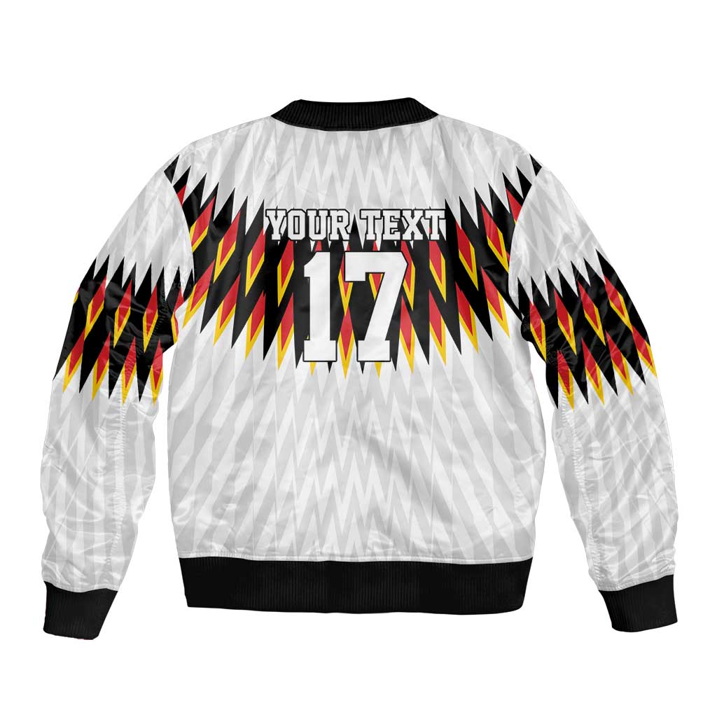 Custom Germany Football Bomber Jacket Sporty Style