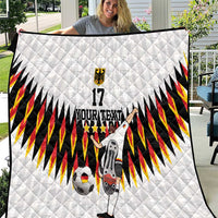 Custom Germany Football Quilt Sporty Style