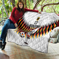 Custom Germany Football Quilt Sporty Style