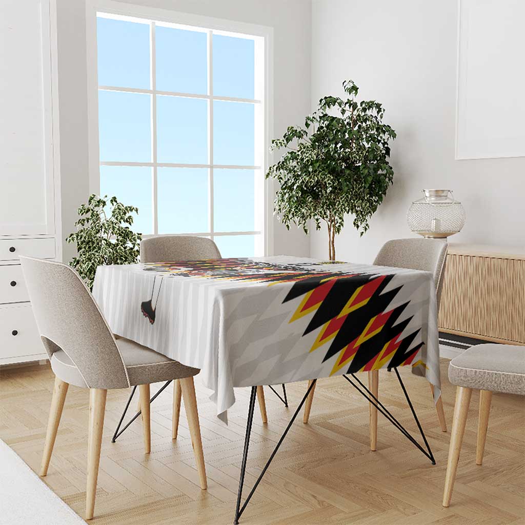 Custom Germany Football Tablecloth Sporty Style