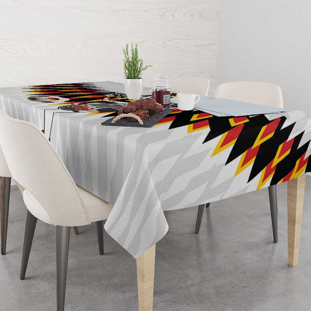 Custom Germany Football Tablecloth Sporty Style