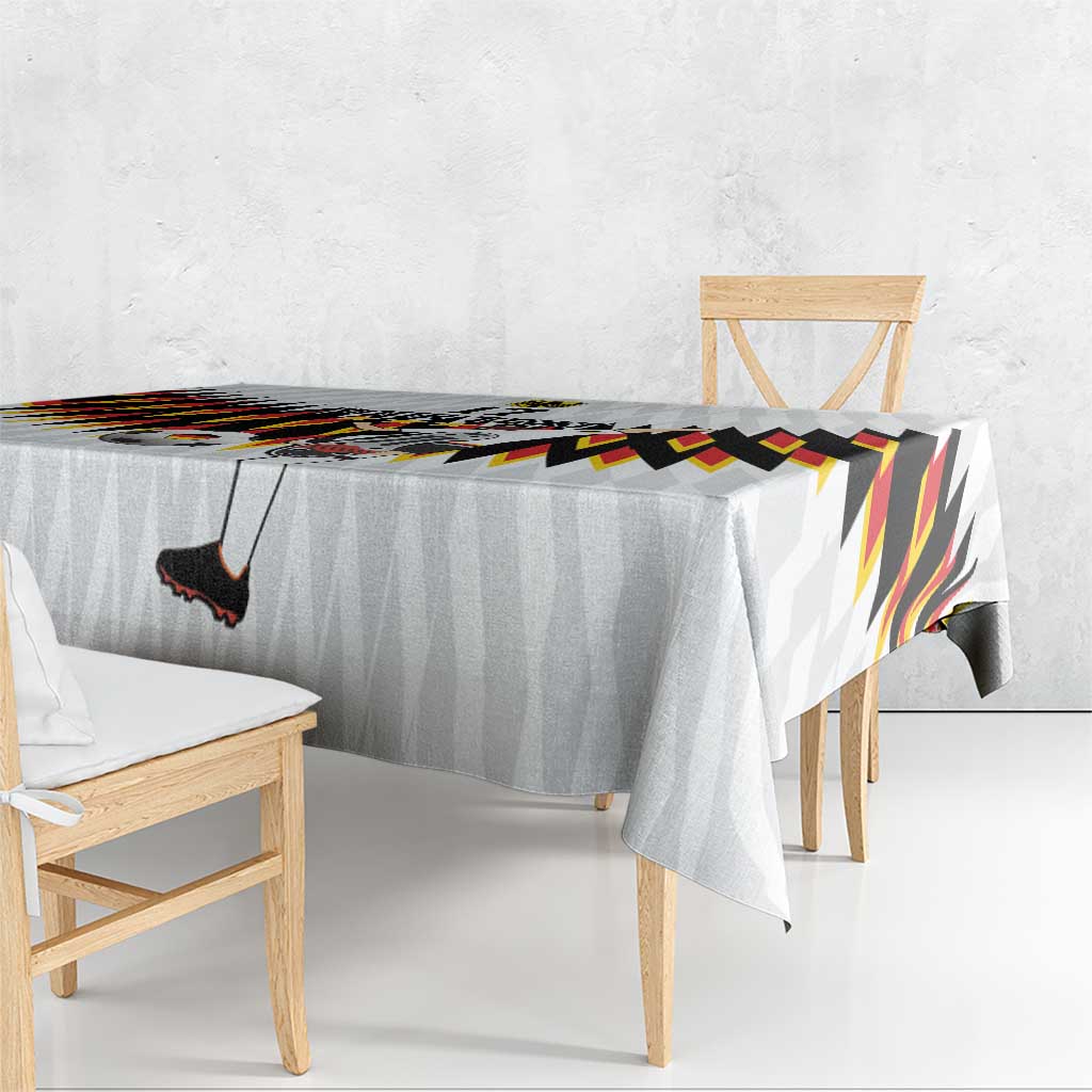 Custom Germany Football Tablecloth Sporty Style