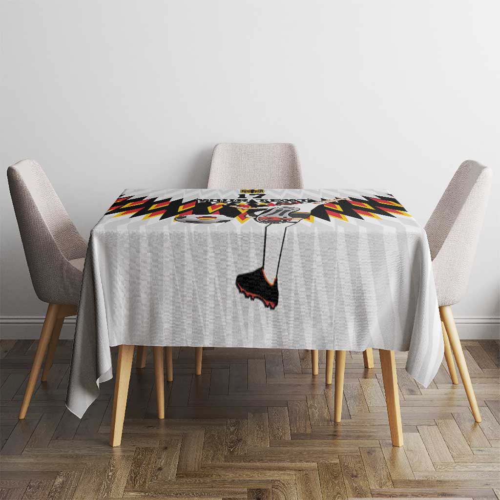 Custom Germany Football Tablecloth Sporty Style
