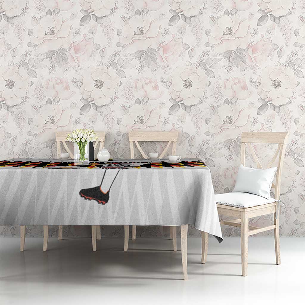 Custom Germany Football Tablecloth Sporty Style