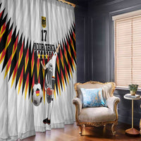 Custom Germany Football Window Curtain Sporty Style