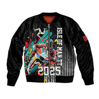 Personalized Isle of Man TT Bomber Jacket Motorcycle Racing