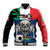 Italian Republic Football Baseball Jacket Gli Azzurri History Champion