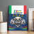 Italian Republic Football Canvas Wall Art Gli Azzurri History Champion