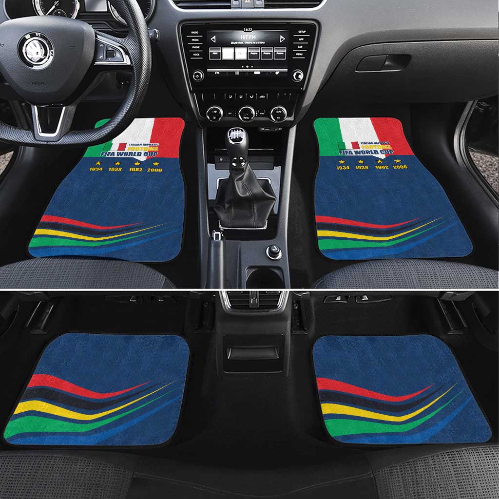 Italian Republic Football Car Mats Gli Azzurri History Champion