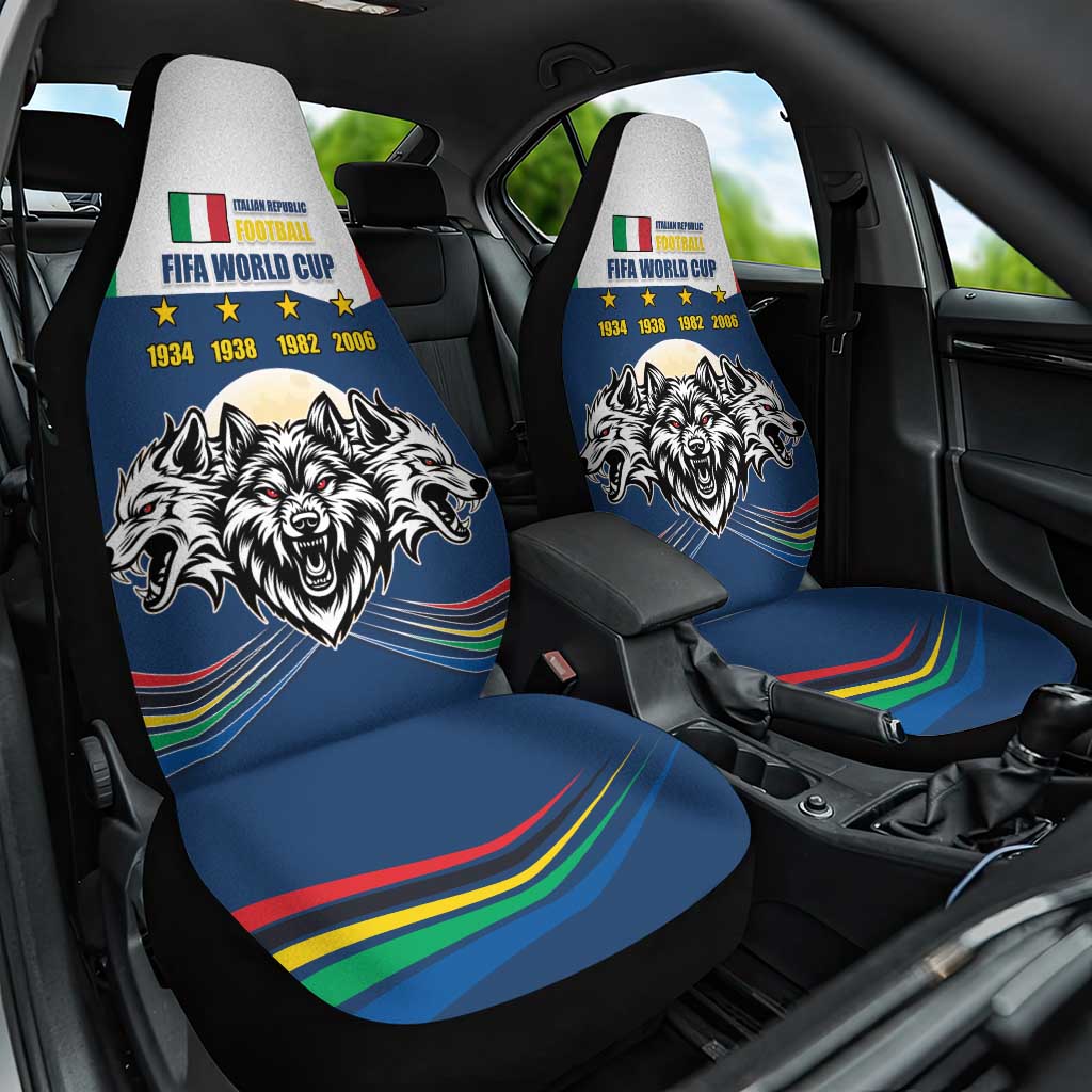 Italian Republic Football Car Seat Cover Gli Azzurri History Champion