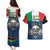 Italian Republic Football Couples Matching Puletasi and Hawaiian Shirt Gli Azzurri History Champion