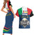 Italian Republic Football Couples Matching Short Sleeve Bodycon Dress and Hawaiian Shirt Gli Azzurri History Champion