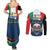 Italian Republic Football Couples Matching Summer Maxi Dress and Long Sleeve Button Shirt Gli Azzurri History Champion