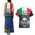 Italian Republic Football Couples Matching Tank Maxi Dress and Hawaiian Shirt Gli Azzurri History Champion