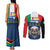 Italian Republic Football Couples Matching Tank Maxi Dress and Long Sleeve Button Shirt Gli Azzurri History Champion