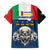 Italian Republic Football Family Matching Long Sleeve Bodycon Dress and Hawaiian Shirt Gli Azzurri History Champion