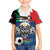 Italian Republic Football Family Matching Off Shoulder Short Dress and Hawaiian Shirt Gli Azzurri History Champion