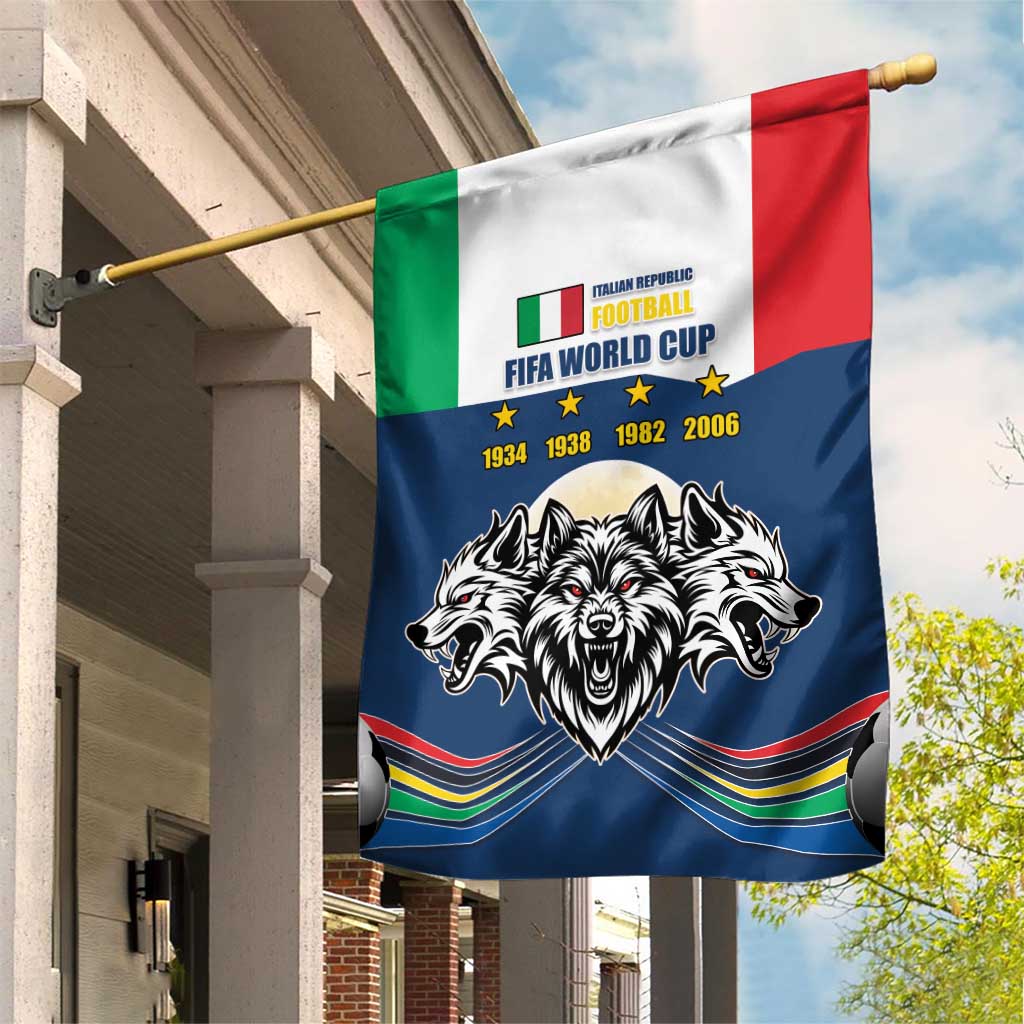 Italian Republic Football Garden Flag Gli Azzurri History Champion