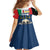 Italian Republic Football Kid Short Sleeve Dress Gli Azzurri History Champion