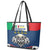 Italian Republic Football Leather Tote Bag Gli Azzurri History Champion