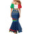 Italian Republic Football Mermaid Dress Gli Azzurri History Champion