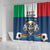 Italian Republic Football Shower Curtain Gli Azzurri History Champion