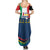 Italian Republic Football Summer Maxi Dress Gli Azzurri History Champion