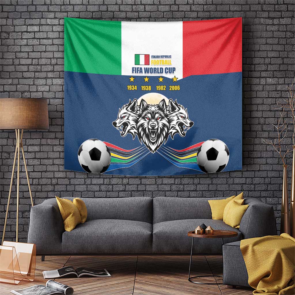 Italian Republic Football Tapestry Gli Azzurri History Champion