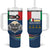 Italian Republic Football Tumbler With Handle Gli Azzurri History Champion