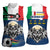 Italian Republic Football Women Sleeveless Polo Shirt Gli Azzurri History Champion