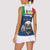 Italian Republic Football Women Sleeveless Polo Shirt Gli Azzurri History Champion