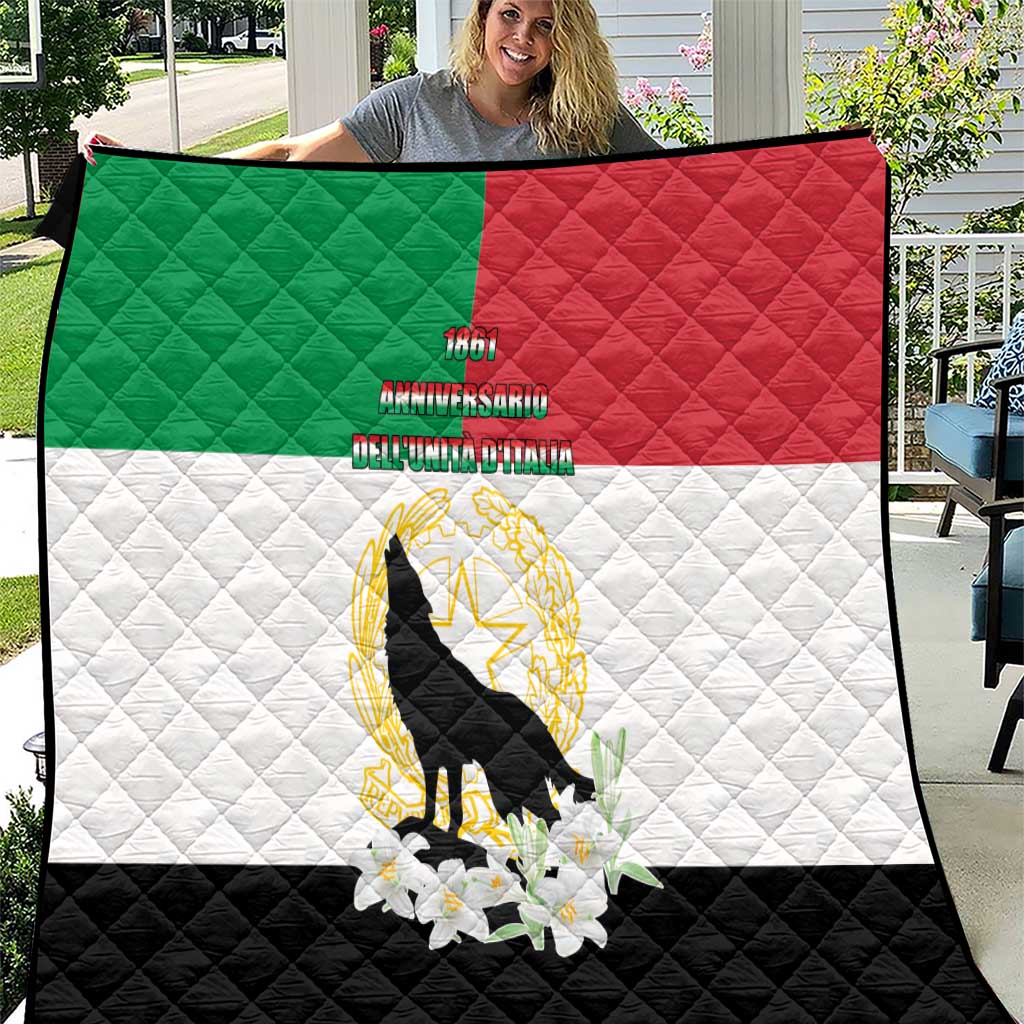 Italian Republic Anniversary of the Unification Quilt Anniversario dellUnita d'Italia