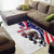 Custom United States Ice Hockey Go Champions Area Rug Team USA Eagle Mascot Style